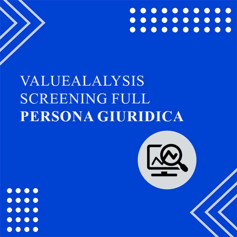 Valueanalysis Screening Full – Persona Giuridica
